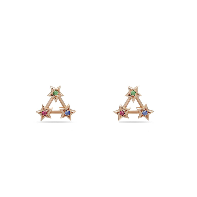 Mosuo Jewellery Regenbogen Stern Ohrstecker Fabrikpreis