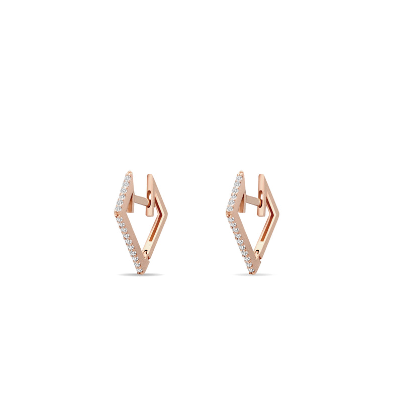 Mosuo Jewellery Eckige Diamant Creolen Rabatt