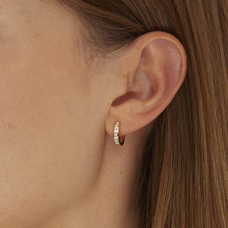 Mosuo Jewellery LUSH Diamant Creolen Großer Ausverkauf