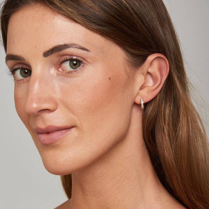 Mosuo Jewellery LUSH Diamant Creolen Großer Ausverkauf