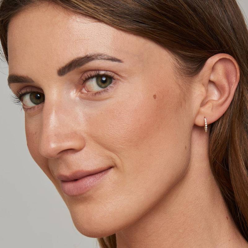 Mosuo Jewellery Mini Diamant Creole mit Nazar Auge Flash Sale