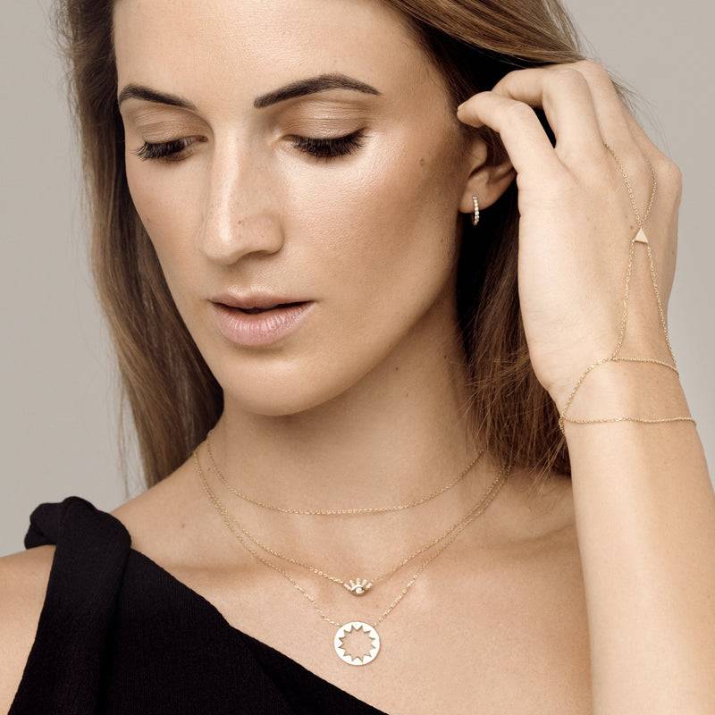 Mosuo Jewellery Sonnen Diamant Anhängerkette Black Friday