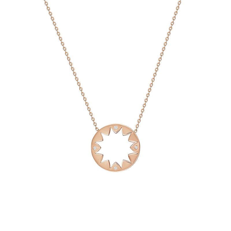 Mosuo Jewellery Sonnen Diamant Anhängerkette Black Friday