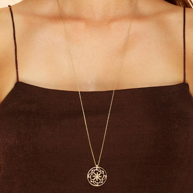Mosuo Jewellery Himmels Anhängerkette mit Diamanten Top Angebot