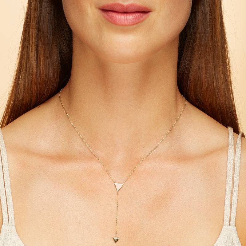 Mosuo Jewellery Pfeil Rosé Y-Halskette Bestseller