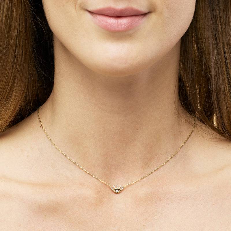 Mosuo Jewellery Evil Eye Diamant Halskette Saisonale Angebote