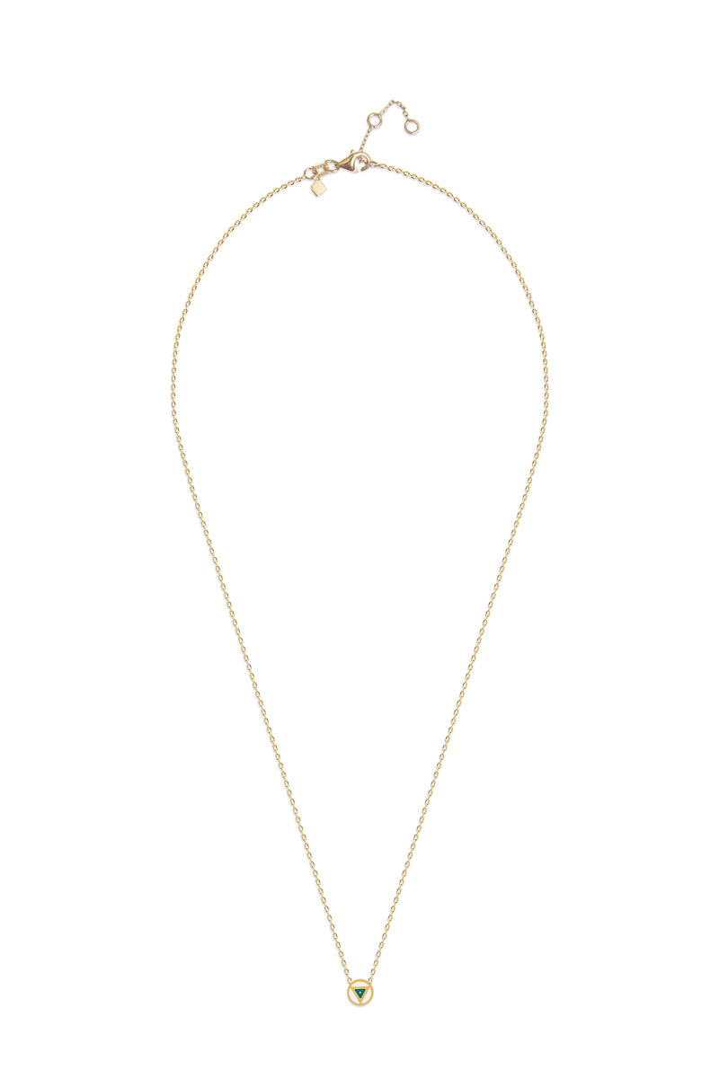 Mosuo Jewellery Emaille Dreieck Halskette Sonderangebote