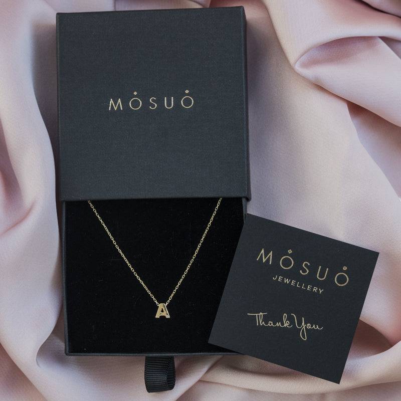 Mosuo Jewellery Diamant Buchstaben Halskette “A” - Vermeil Riesige Ersparnisse