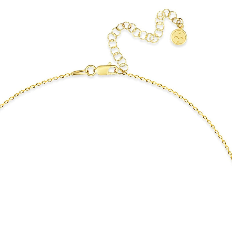 Mosuo Jewellery Diamant Buchstaben Halskette “I” - Vermeil JETZT KAUFEN