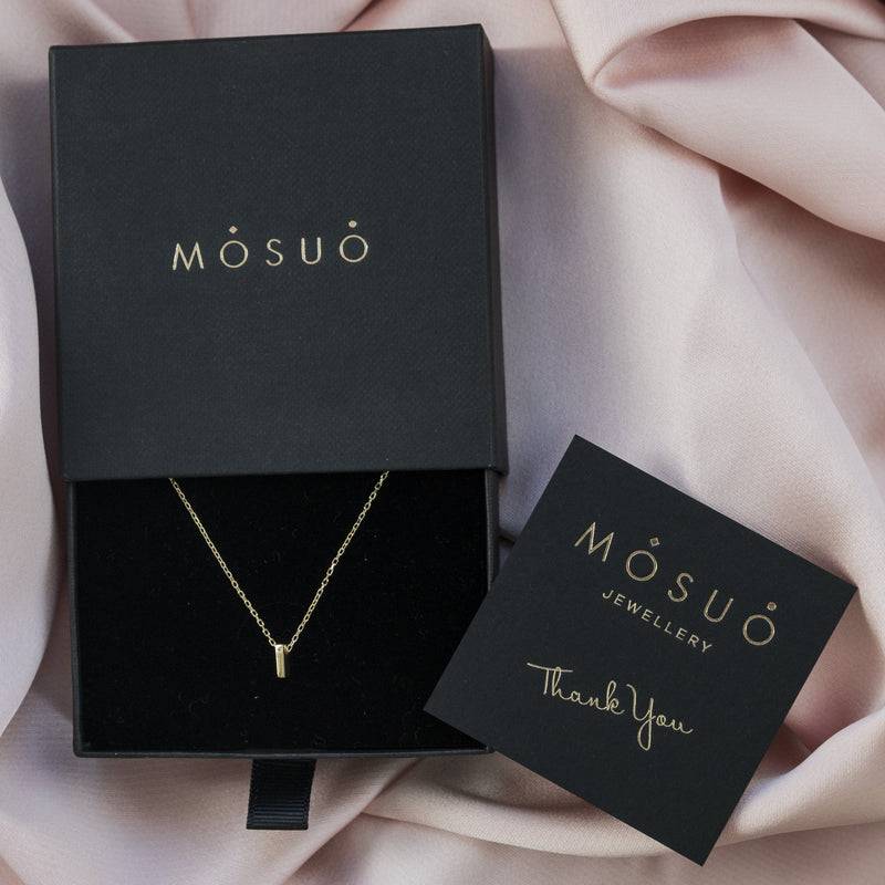 Mosuo Jewellery Diamant Buchstaben Halskette “I” - Vermeil JETZT KAUFEN