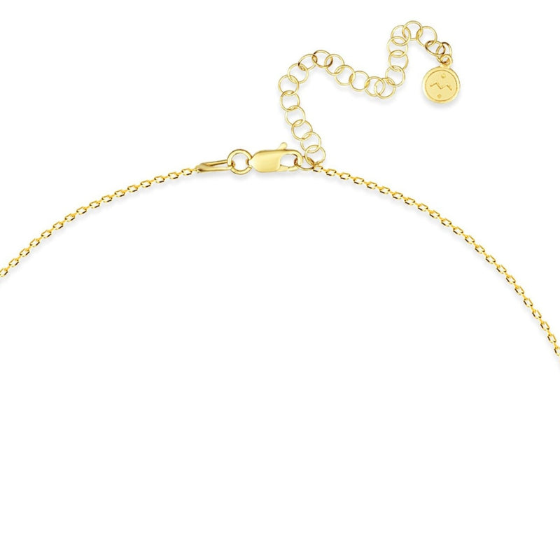 Mosuo Jewellery Diamant Buchstaben Halskette “M” - Vermeil Zeitbegrenzte Promotion