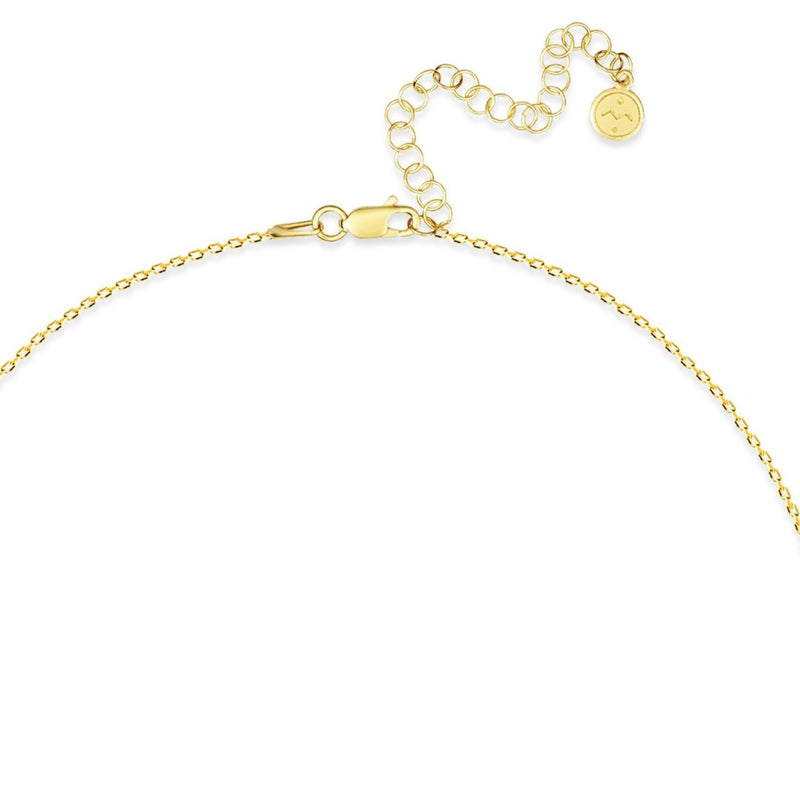 Mosuo Jewellery Diamant Buchstaben Halskette “N” - Vermeil Bis zu 50% Rabatt