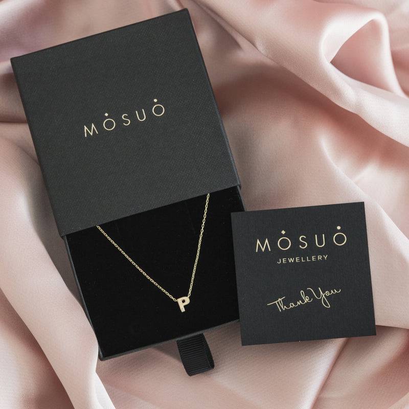 Mosuo Jewellery Diamant Buchstaben Halskette “P” - Vermeil Bis zu 65% Rabatt