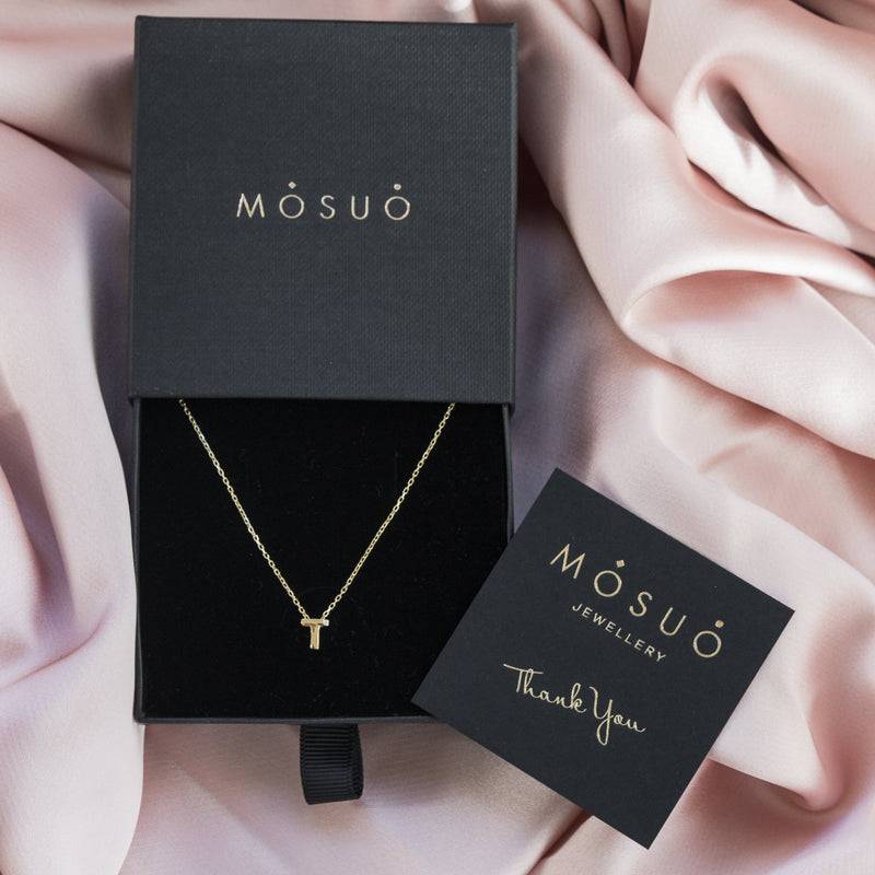 Mosuo Jewellery Diamant Buchstaben Halskette “T”- Vermeil Bis zu 55% Rabatt