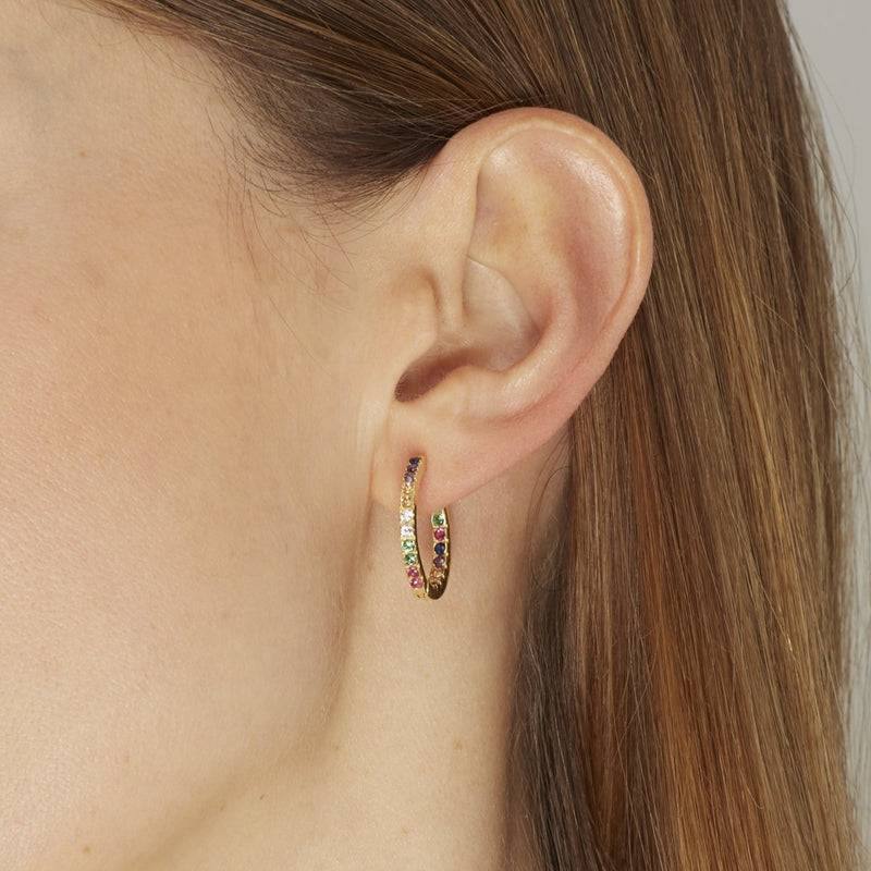 Mosuo Jewellery Regenbogen Creolen - Vermeil Super Rabatt