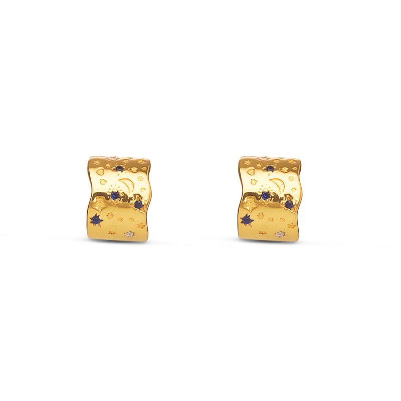 Mosuo Jewellery Magic Creolen Ohrringe - Vermeil Clearance-Verkauf
