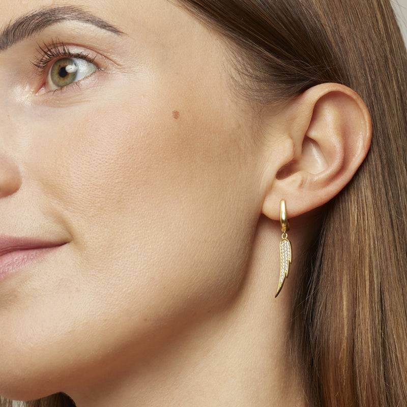 Mosuo Jewellery Engelsflügel Ohrringe - Vermeil Fabrikladen