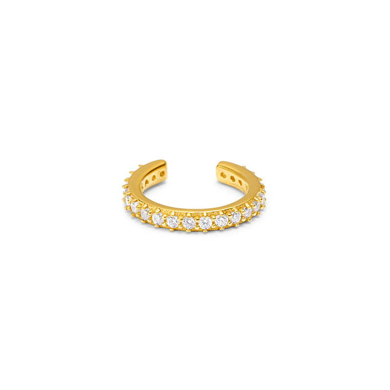 Mosuo Jewellery Ohrklemme Zirconia - Vermeil Speichern exportieren