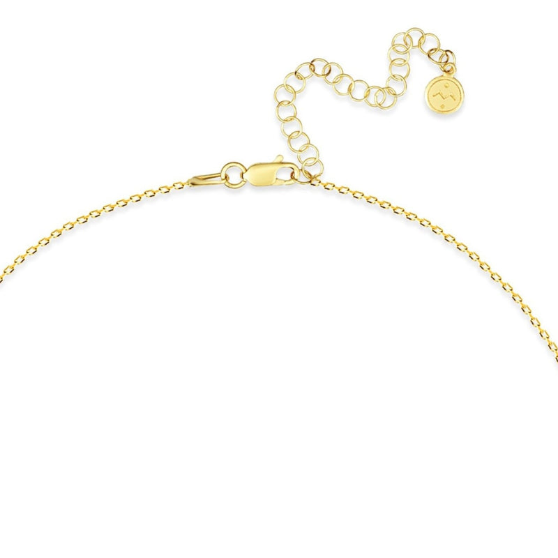 Mosuo Jewellery Diamant Buchstaben Halskette “Y”- Vermeil zollfrei