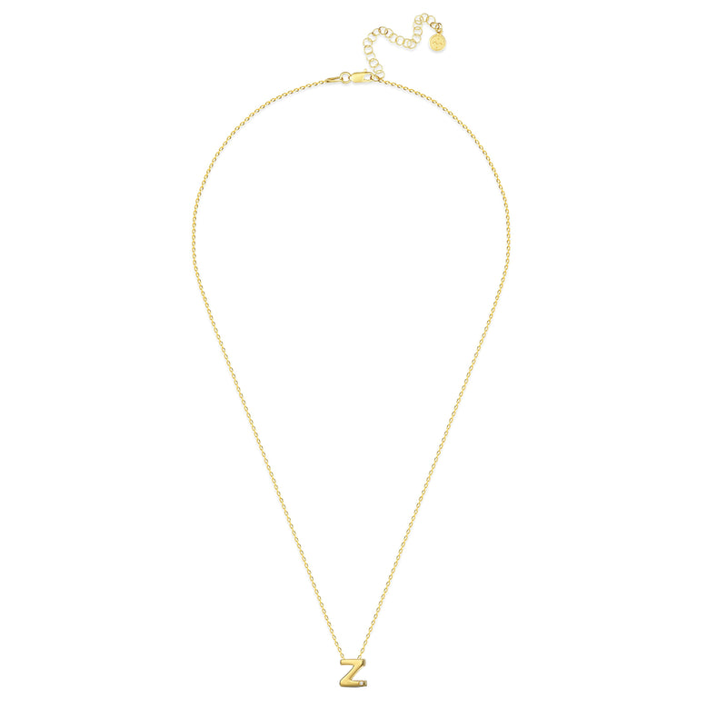 Mosuo Jewellery Diamant Buchstaben Halskette “Z”- Vermeil 50% Rabatt für begrenzte Zeit
