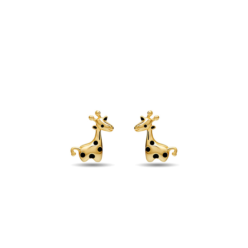 Mosuo Jewellery KIDS Emaille Giraffen Ohrstecker im Angebot