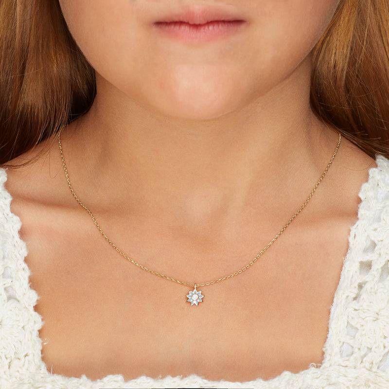 Mosuo Jewellery KIDS Emaille Blumen Halskette Fabrikverkauf