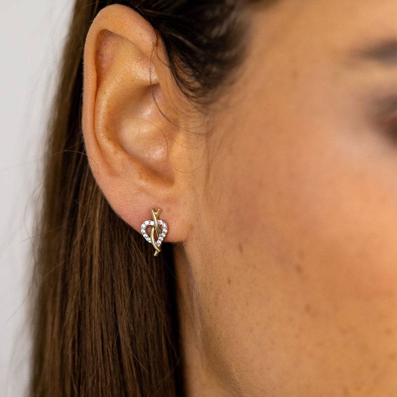 Nana Kay Echtgold Ohrstecker près du coeur Letzte 3 Tage