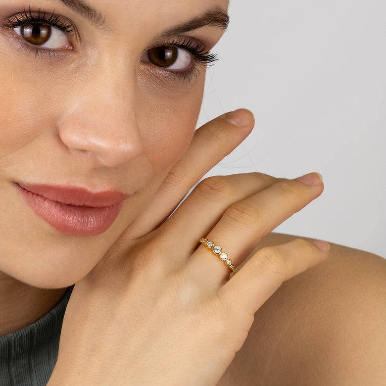 Nana Kay Classic Solitaire Ring Emerelle Vatertagsangebot