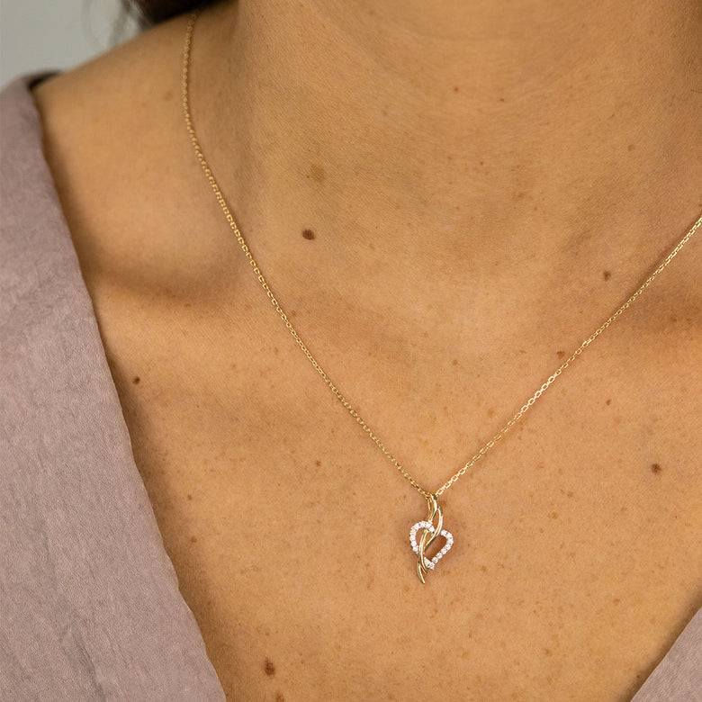 Nana Kay Echtgold Collier près du coeur Super Sparpreis