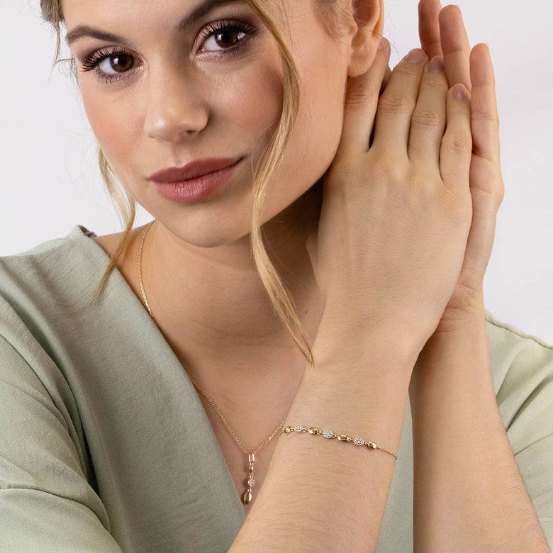 Nana Kay Echtgold Armband affidée Rabatte dieses Monats