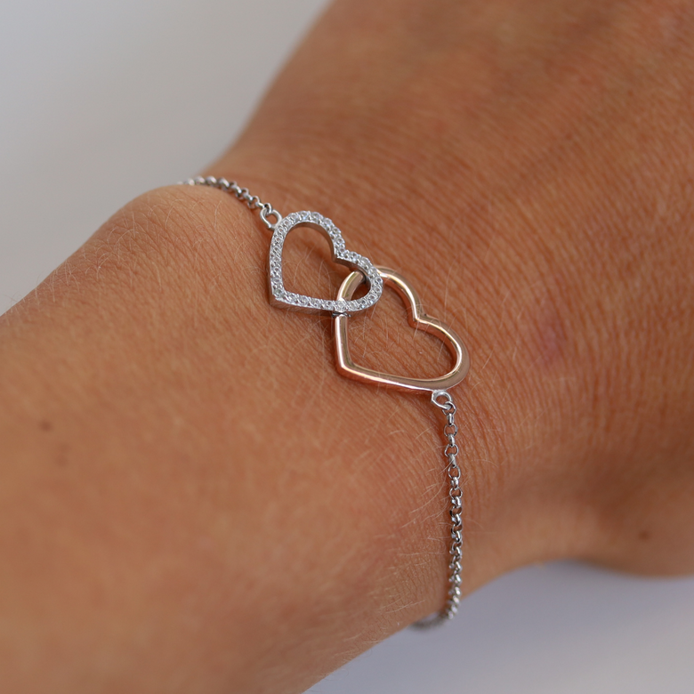 Nana Kay Double Happiness Armband Rosé Clearance-Verkauf