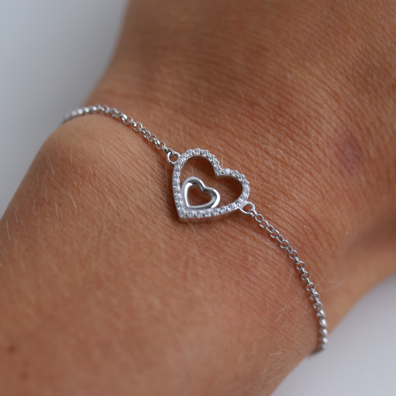 Nana Kay Double Happiness Armband Silber Fabrikladen