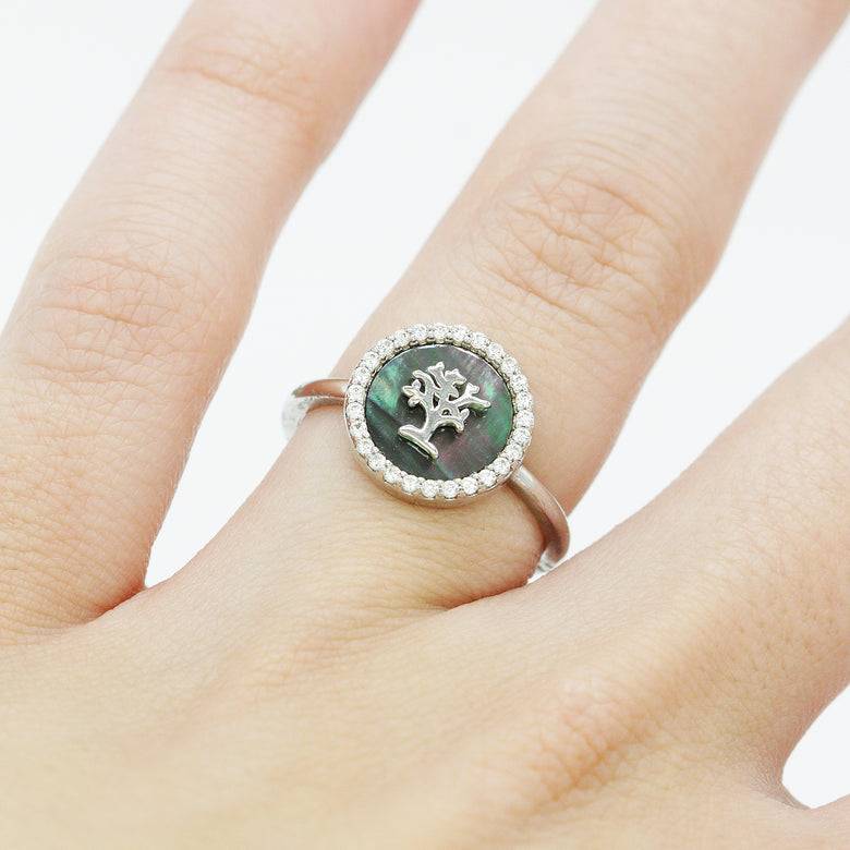 Nana Kay Shiny Circles Ring Living Tree Sonderangebot der Fabrik
