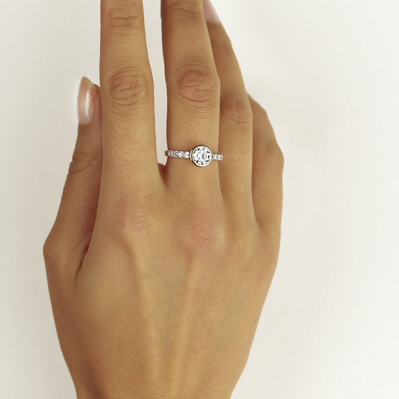 Nana Kay Classic Solitär Ring Charming Kostenloser Versand international