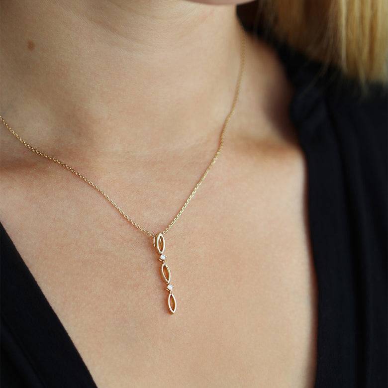 Nana Kay Echtgold Collier relier Im Verkauf