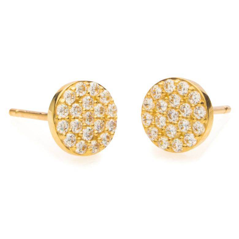 Nana Kay Echtgold Ohrringe Zirkonia Circle Letzter Tag