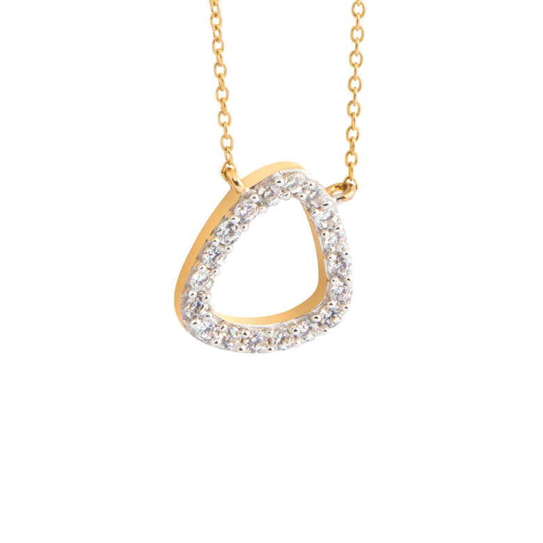 Nana Kay Echtgold Halskette Zirkonia Treasure Saisonschlussverkauf