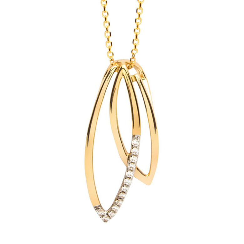 Nana Kay Echtgold Halskette Pétale Top Angebot