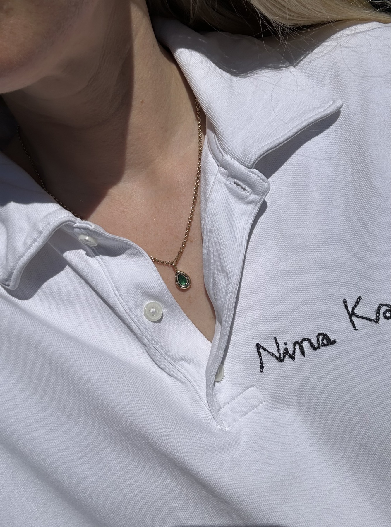 Nina Kastens Subway Pendant Emerald Pear Valentinstagsangebot