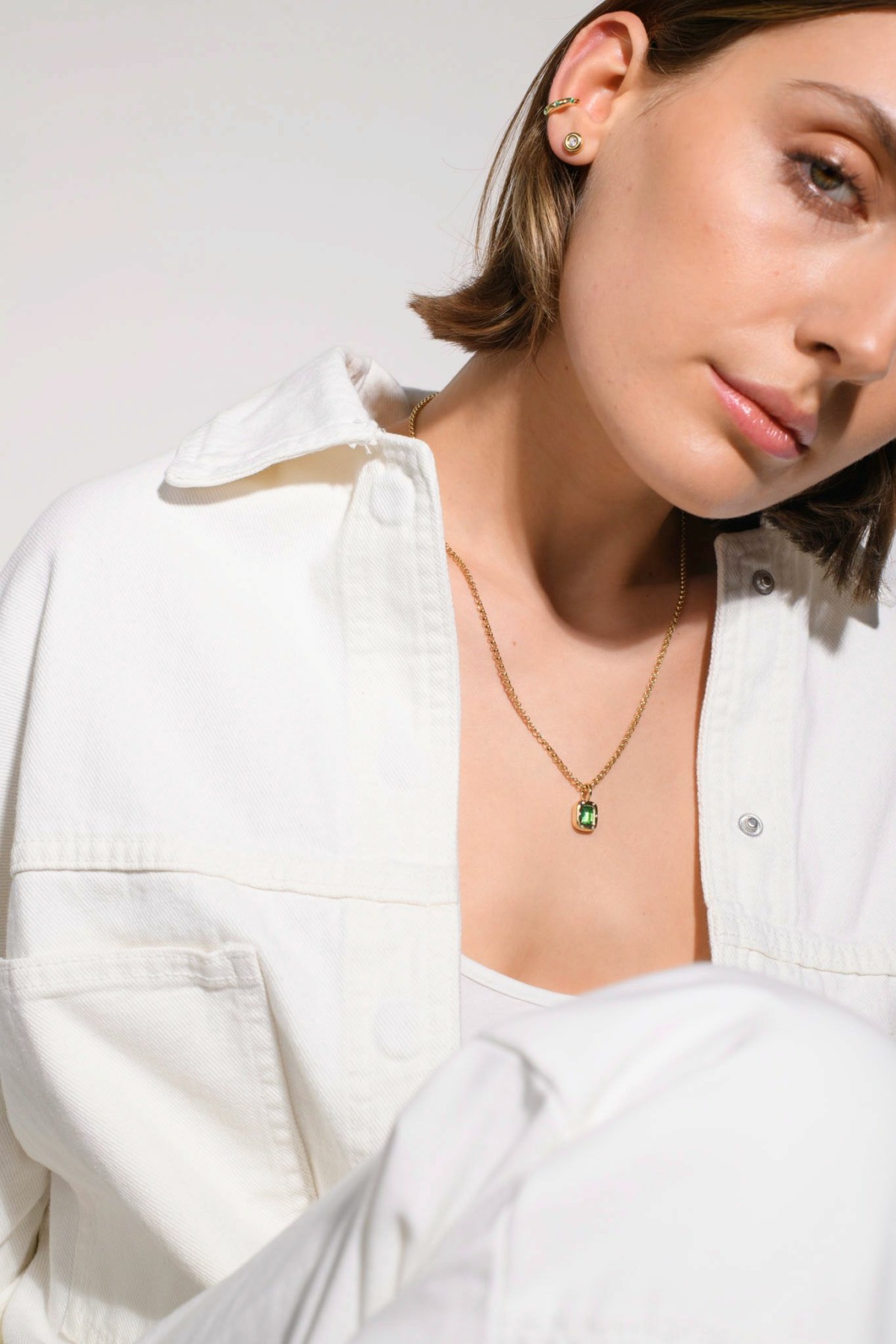 Nina Kastens Emerald Line Ear Cuff Räumungsverkauf