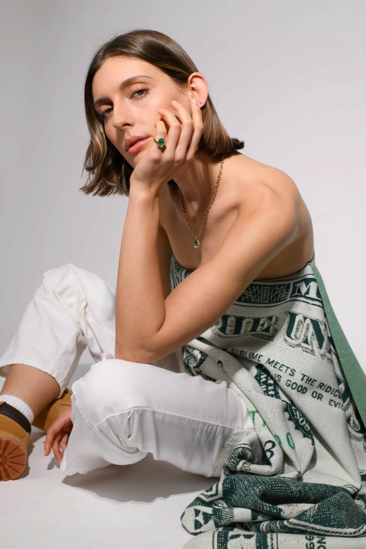 Nina Kastens F*CK Ring Emerald Kauf eins, bekomm eins gratis