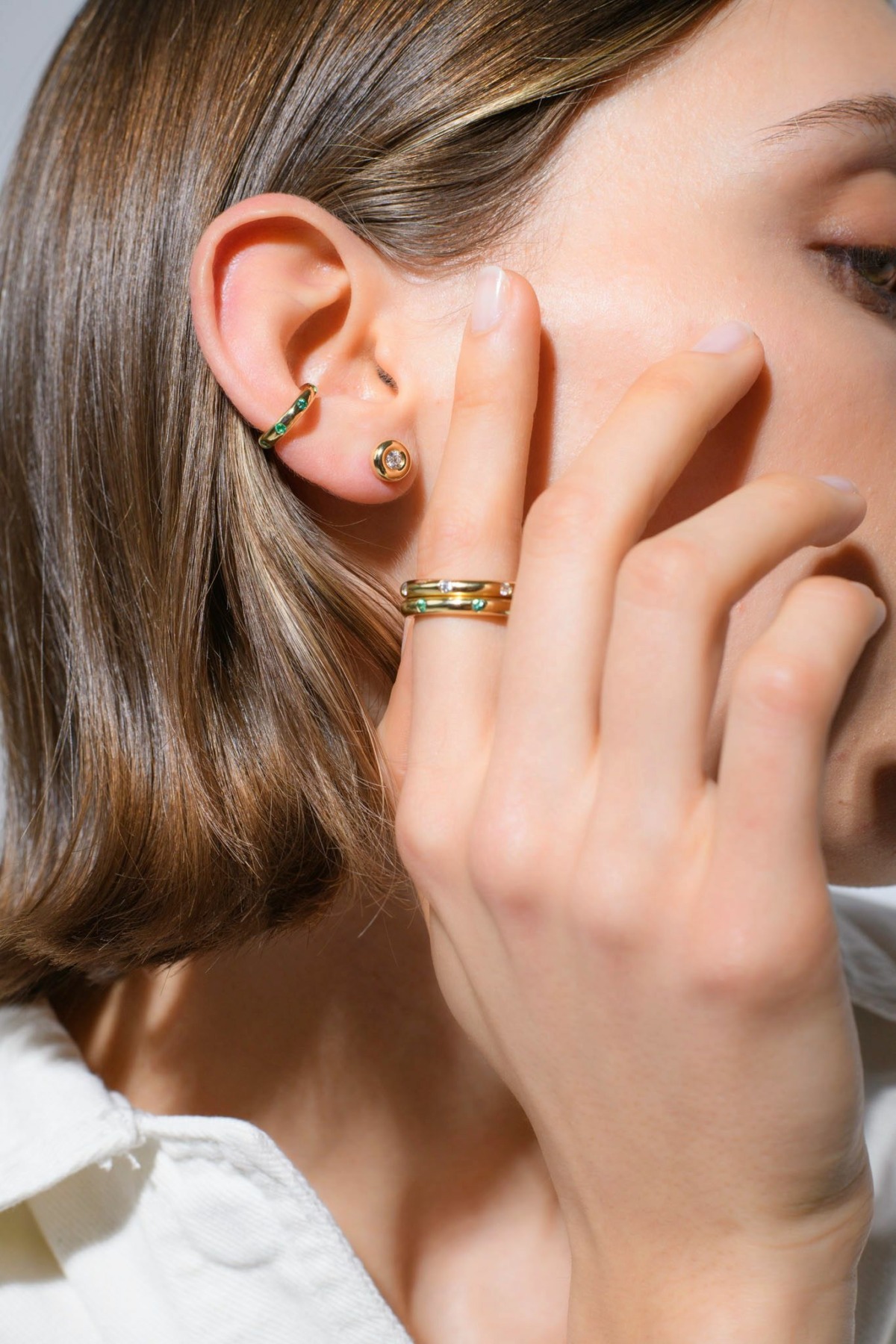 Nina Kastens Emerald Line Ring Tägliche Deals