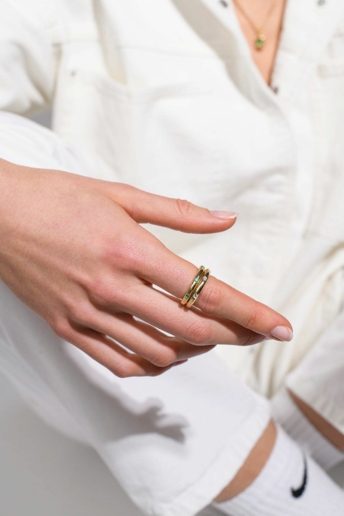 Nina Kastens Emerald Line Ring Tägliche Deals