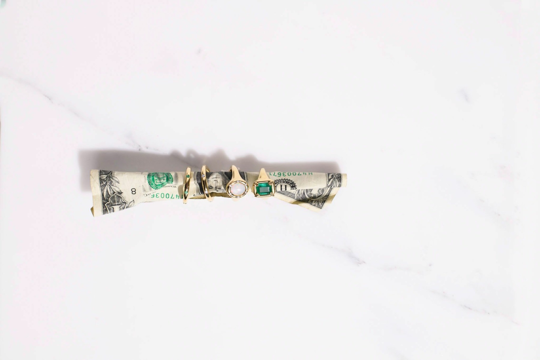 Nina Kastens Emerald Line Ring Tägliche Deals