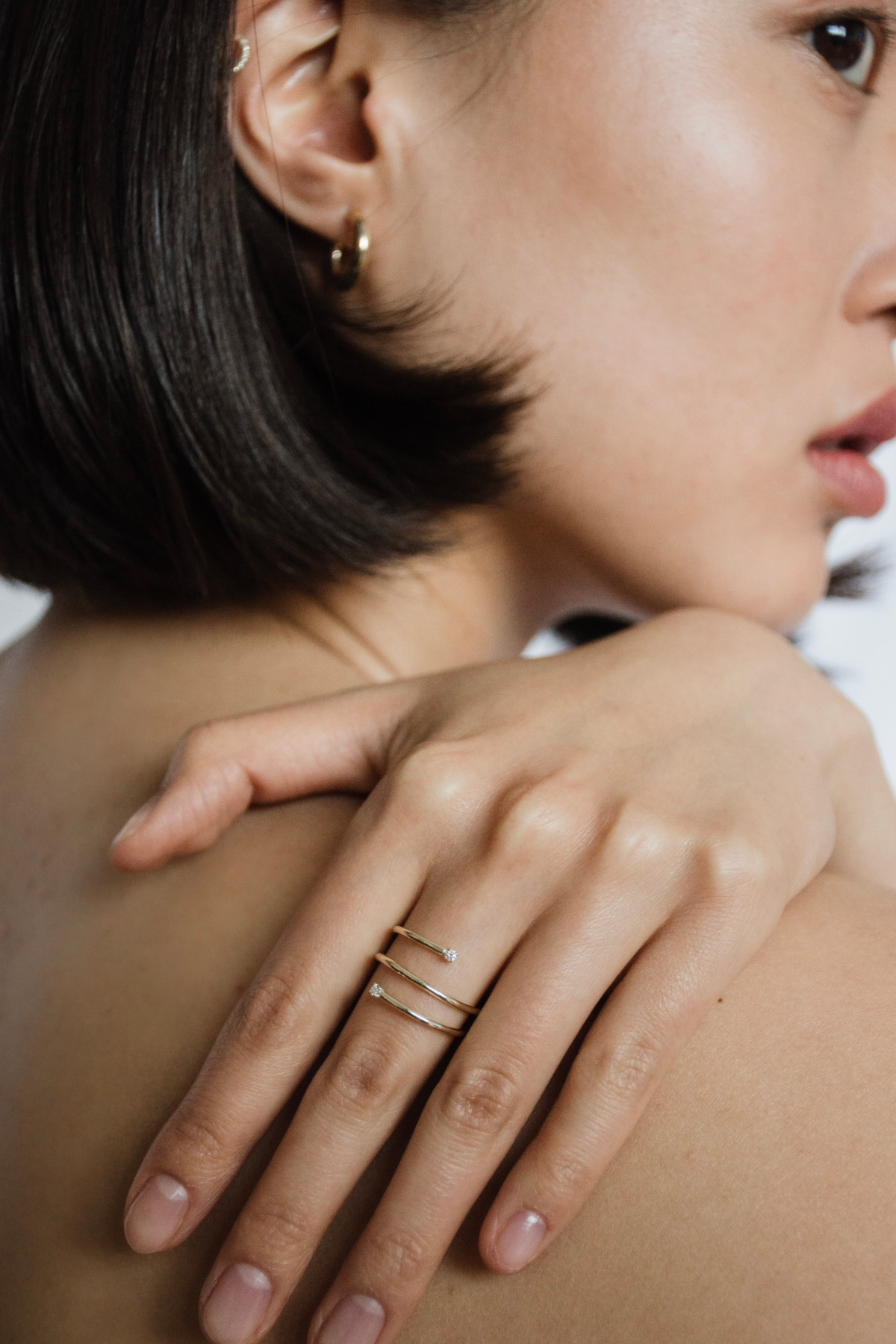 Nina Kastens Twisted Diamond Ring Super Sparpreis