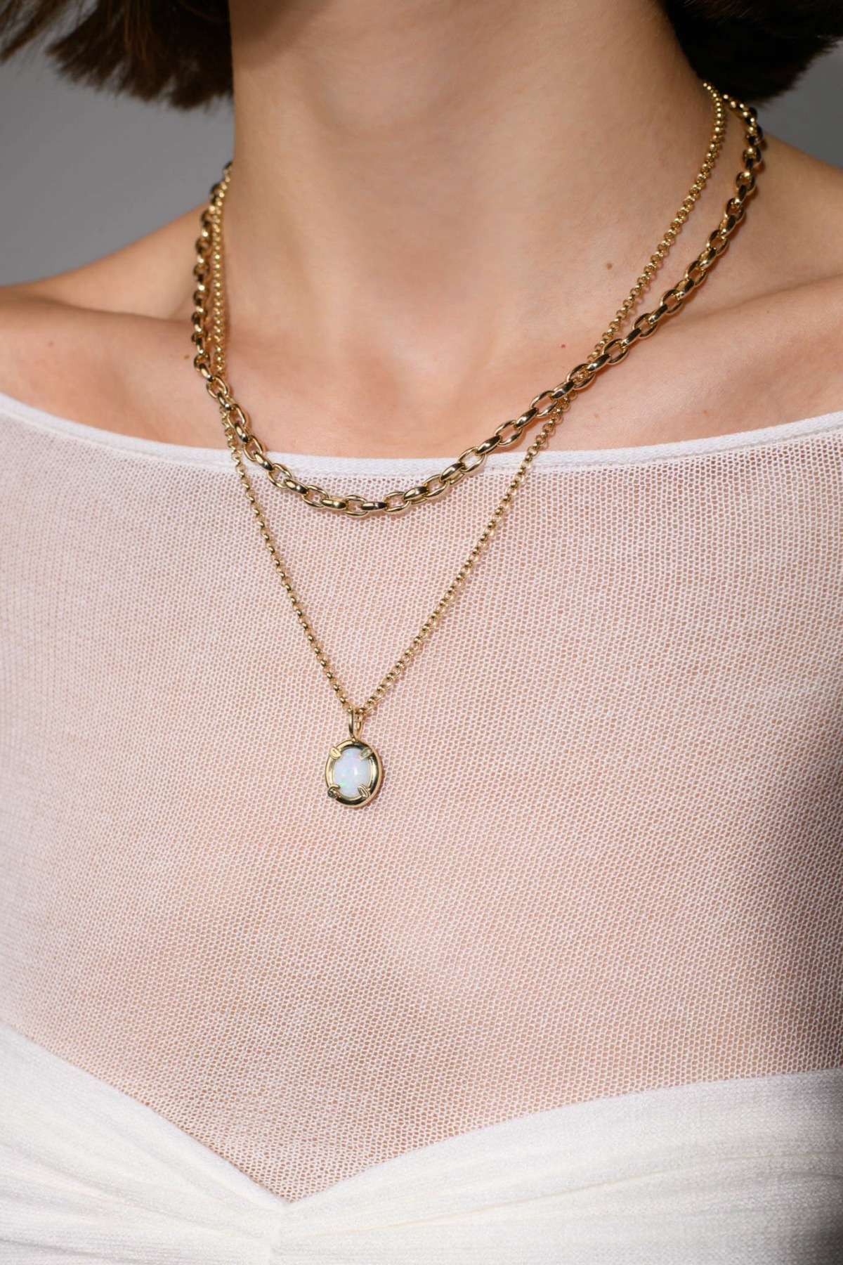 Nina Kastens Oval Chain Necklace Nur noch ein Tag übrig