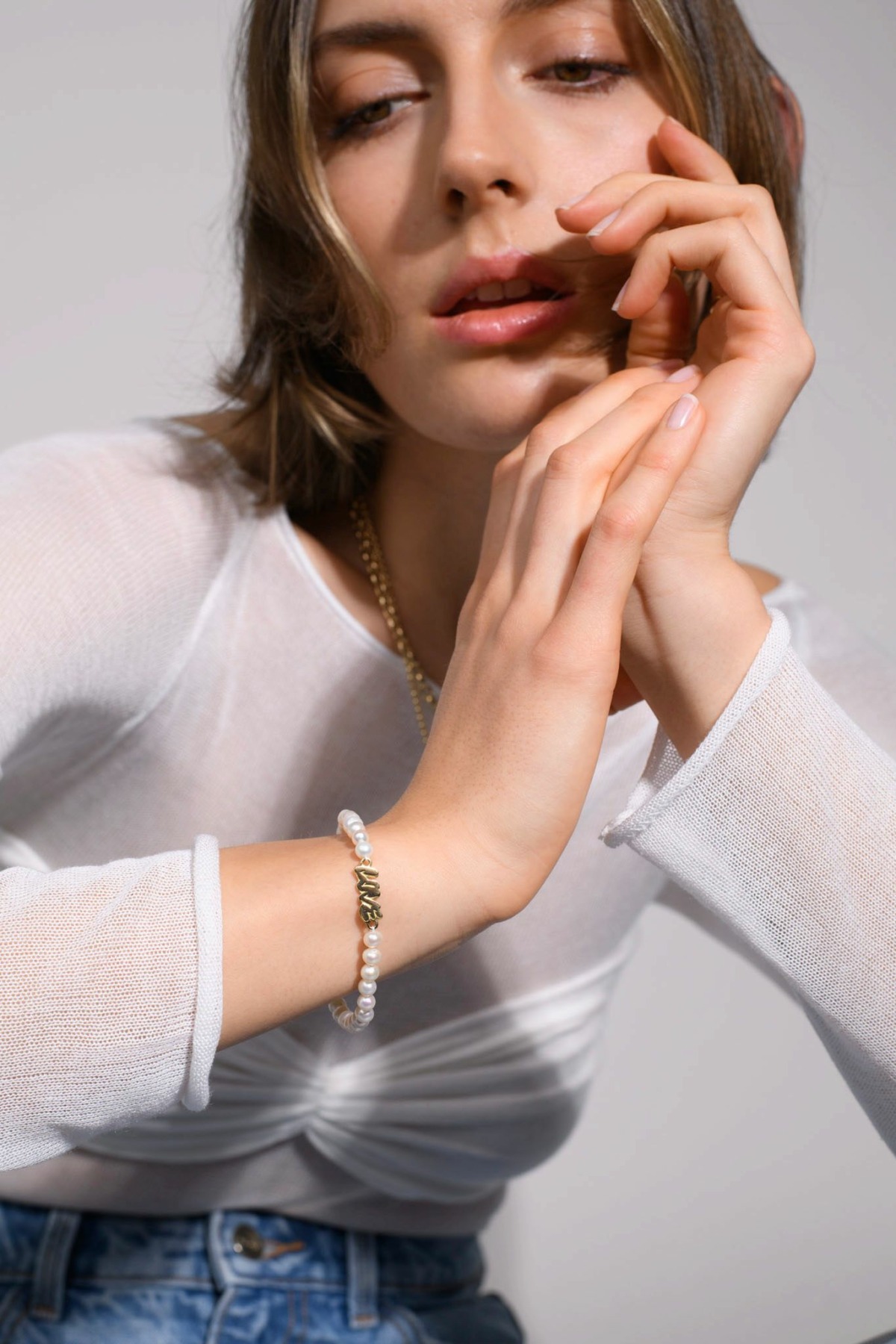 Nina Kastens LOVE Graffiti Pearl Bracelet Speichern exportieren