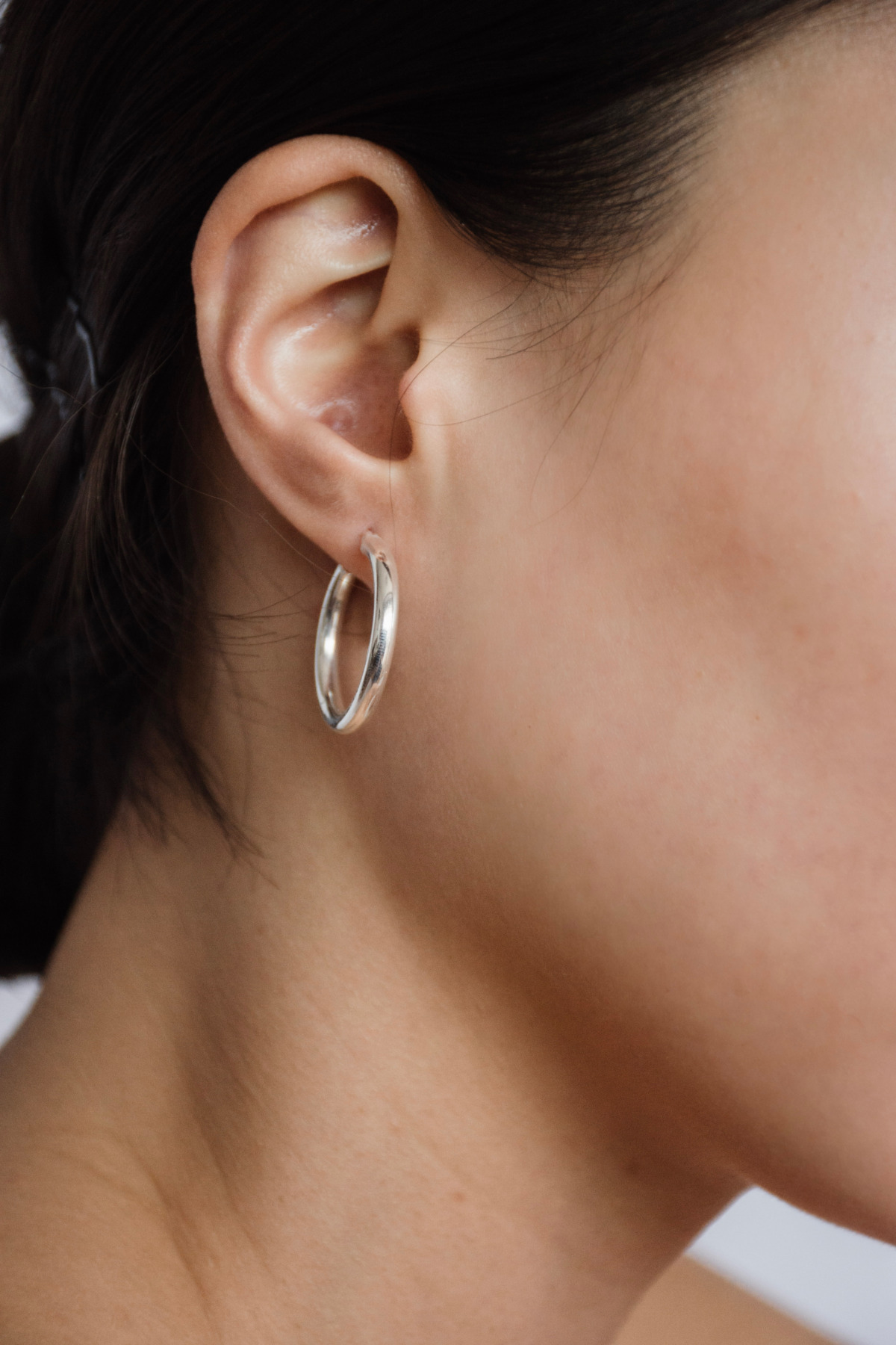Nina Kastens Essential White Gold Hoops Fabrikverkauf
