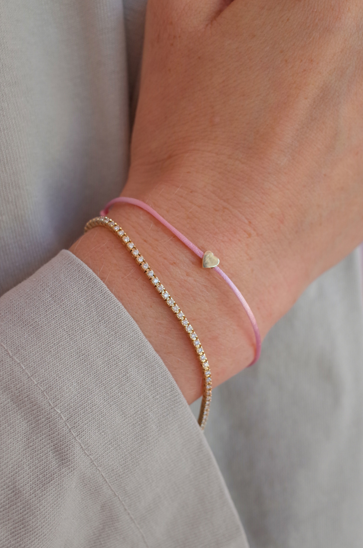 Nina Kastens Heart Bracelet Pink Günstig kaufen