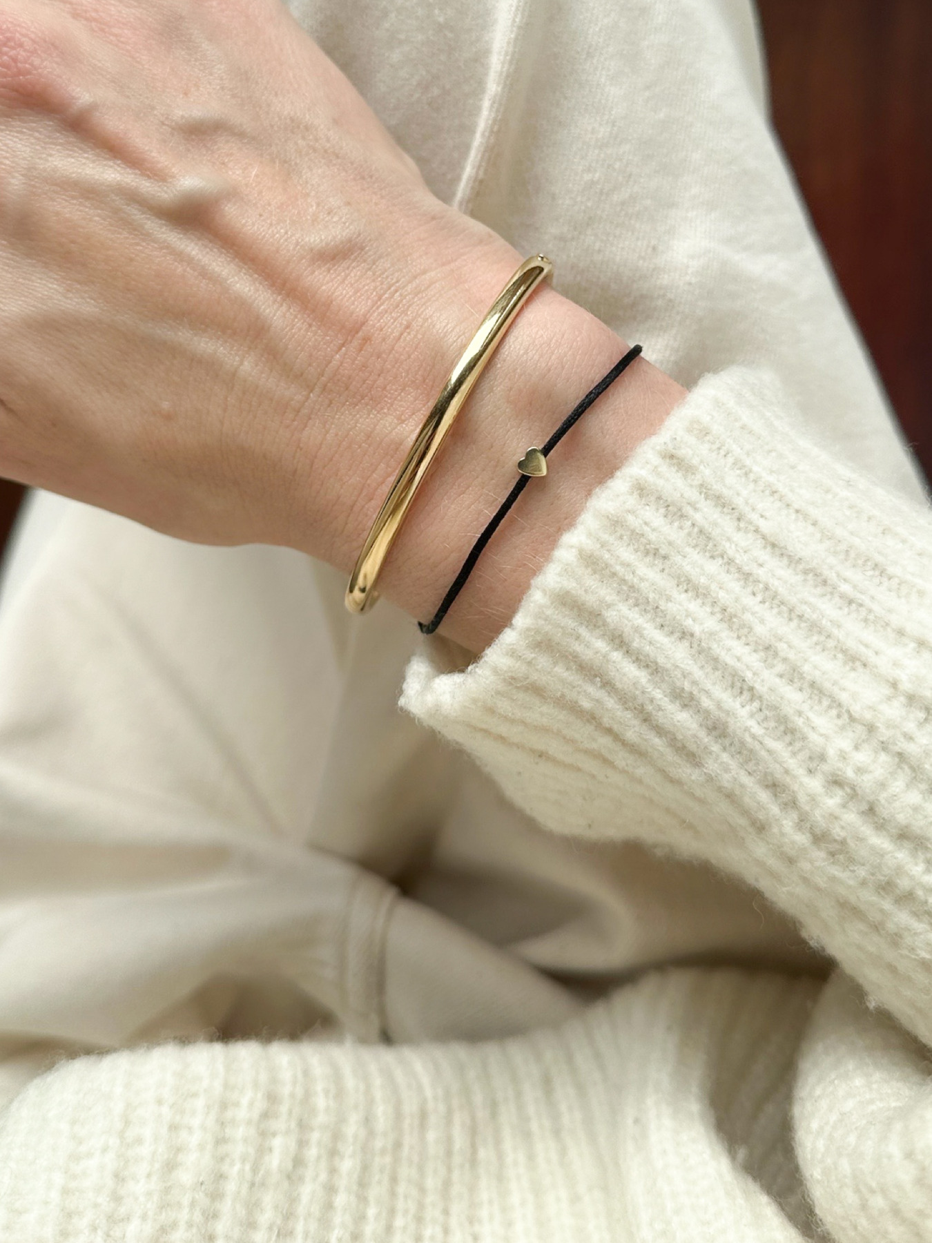 Nina Kastens Heart Bracelet Black Cyber Monday